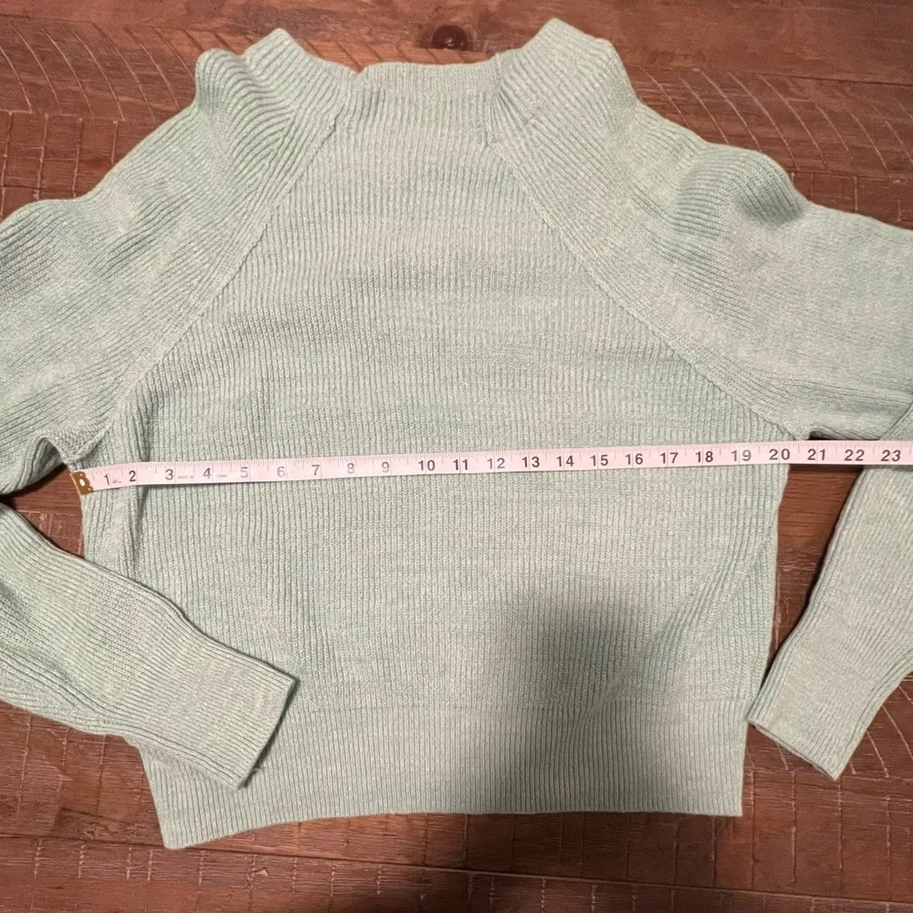 Free People Mint Green Too Good Pullover Sweater Size Large - Picture 6 of 10